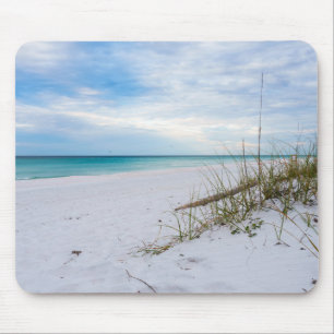 Mousepad de Aveia Marinha e Areia Branca na Praia 