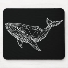 Mousepad de Baleia Geométrica Moderna