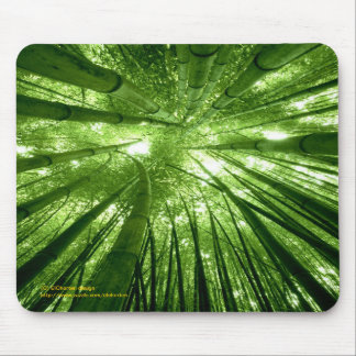 Mousepad de bambu da floresta