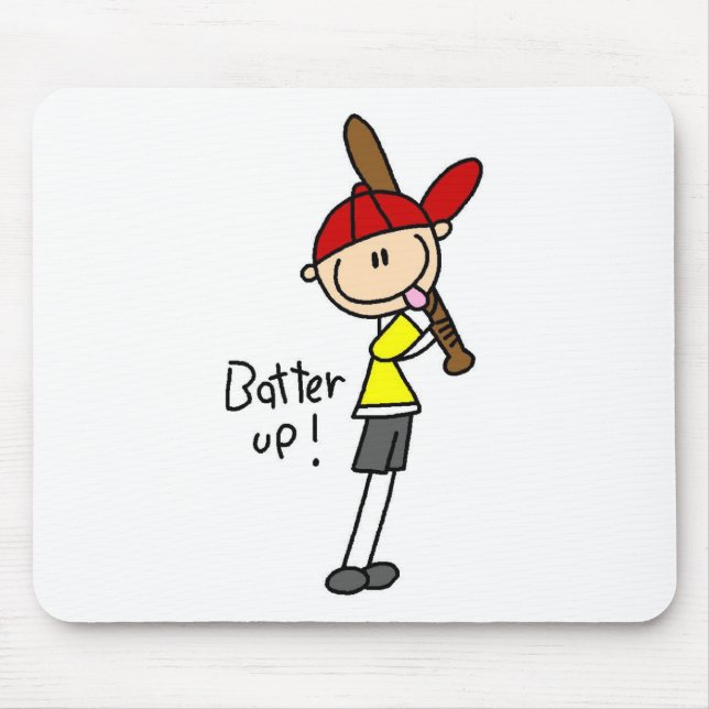 Mousepad de Beisebol Batter Up (Frente)
