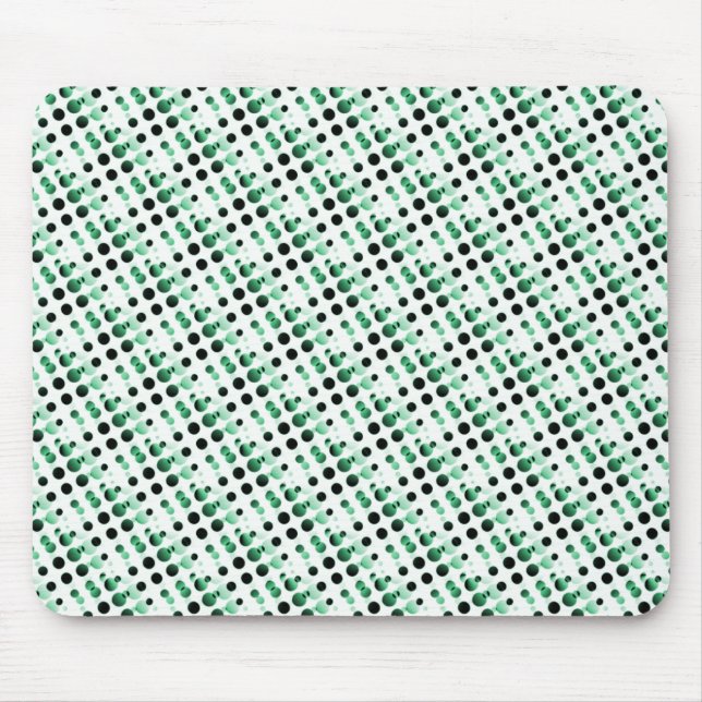 Mousepad de Bolhas Verdes Florestais (Frente)