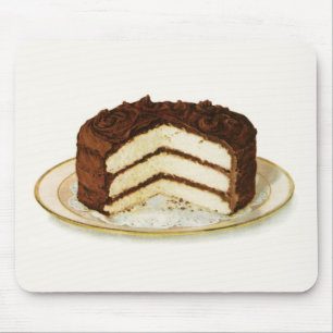 Mousepad de Bolo de Camada Forçada de Chocolate Vi
