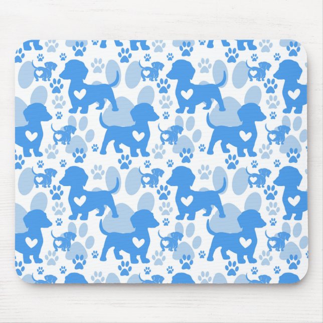 Mousepad de Cachorro Amor Dachshund (Frente)