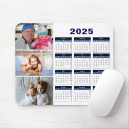 Mousepad de Calendário 2025 da Família Personaliza