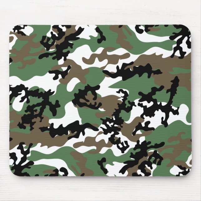 Mousepad de Camo Selvagem de Concreto (Frente)