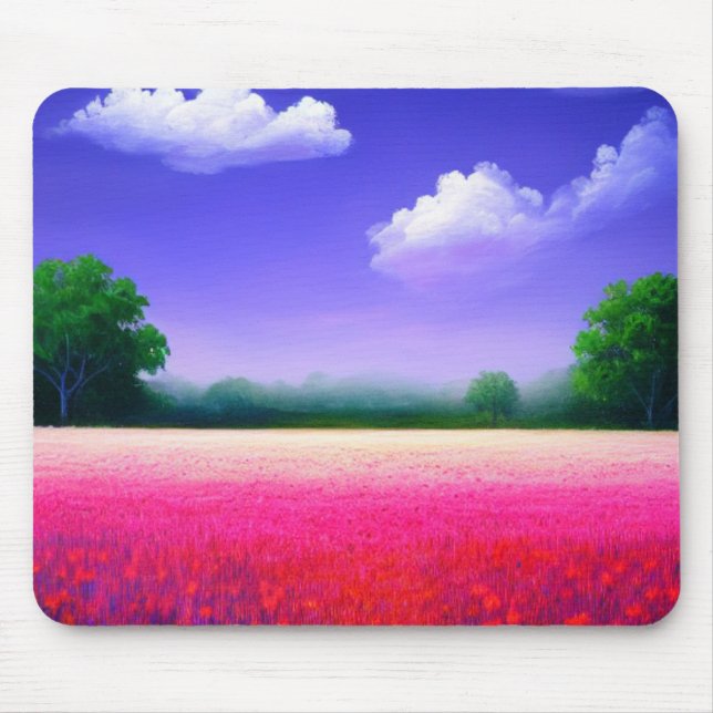 Mousepad de Campo Rosa (Frente)
