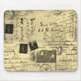 Mousepad de Cartão Postal Antigo