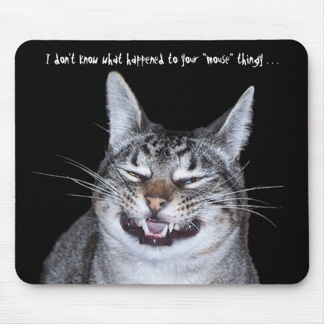 Mousepad de Cat "Mouse Ausente" (Frente)