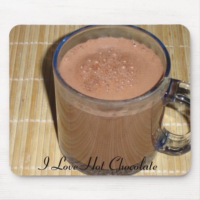 Mousepad de chocolate quente (Frente)