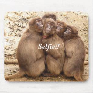 Mousepad de Cinco Macacos Pequenos