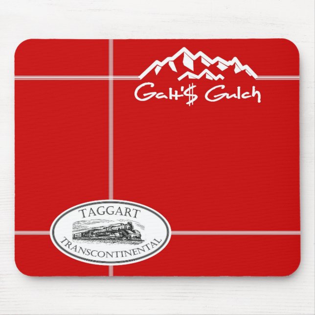 Mousepad De "combinado Transcontinental do Gulch" & do (Frente)