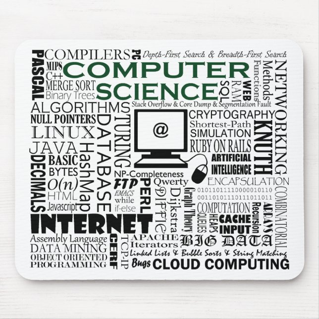 Mousepad de Computação (Frente)