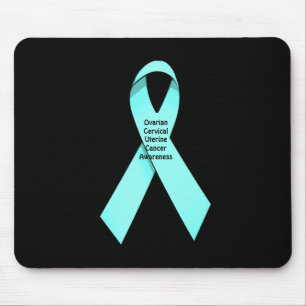 Mousepad de consciência do câncer de ovário