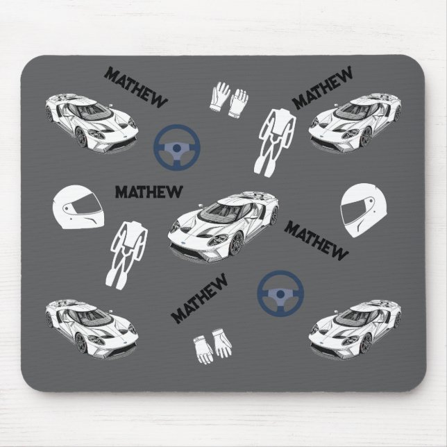 Mousepad de corrida de carros (Frente)