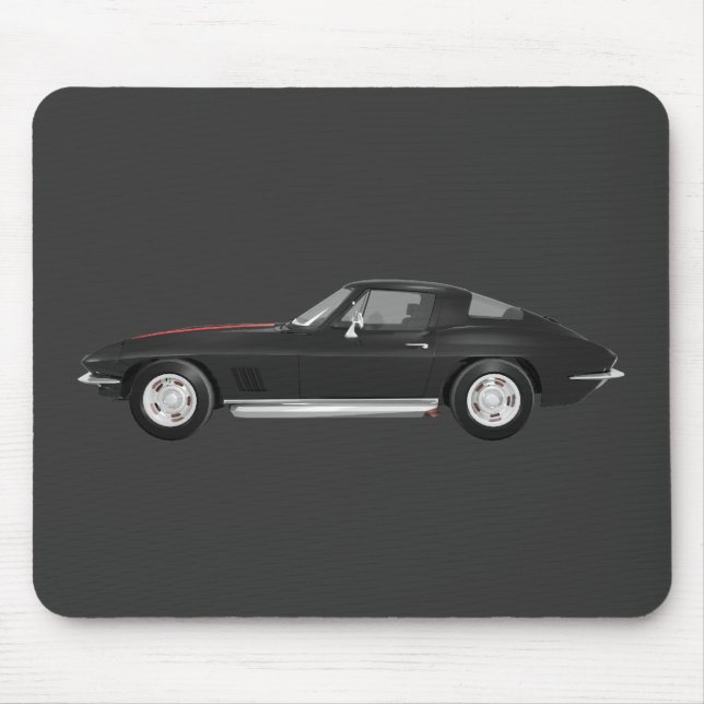 Mousepad De Corveta carro 1967 de esportes: Revestimento (Frente)