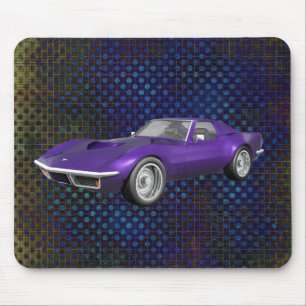 Mousepad De Corveta carro 1970 de esportes: Revestimento