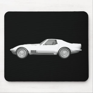 Mousepad De Corveta carro 1970 de esportes: Revestimento