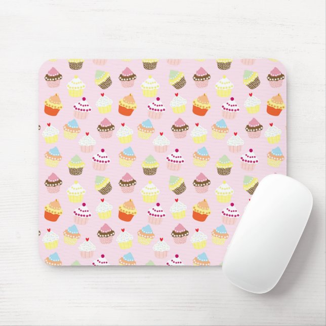 Mousepad de cupcake (Com mouse)