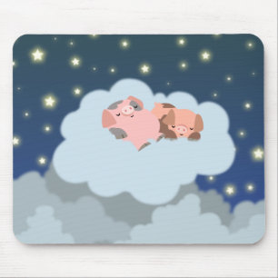 Mousepad de descanso dos desenhos animados dos
