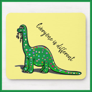 Mousepad de Dinossauro Verde Bonito