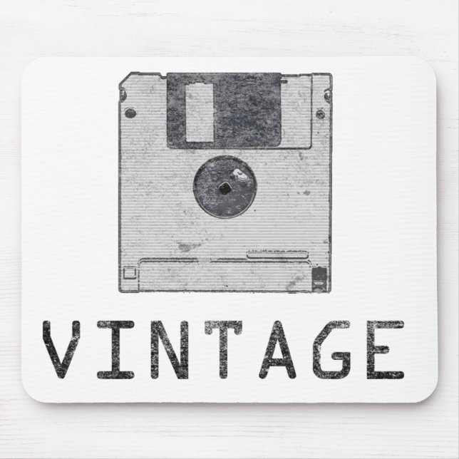 Mousepad de disquete Vintage (Frente)