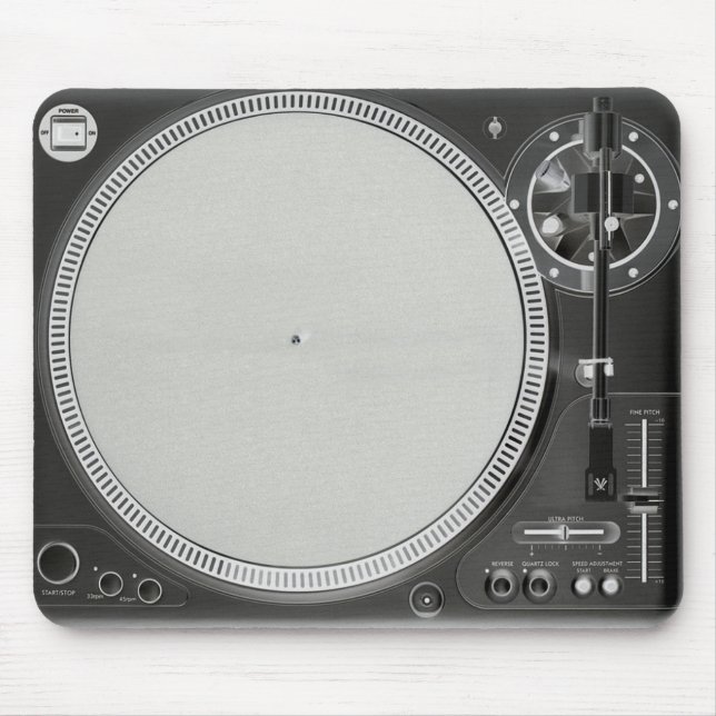 Mousepad de DJ Turntable (Frente)