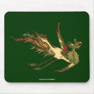 Mousepad de Dragão Sortudo do Ouro Asiático