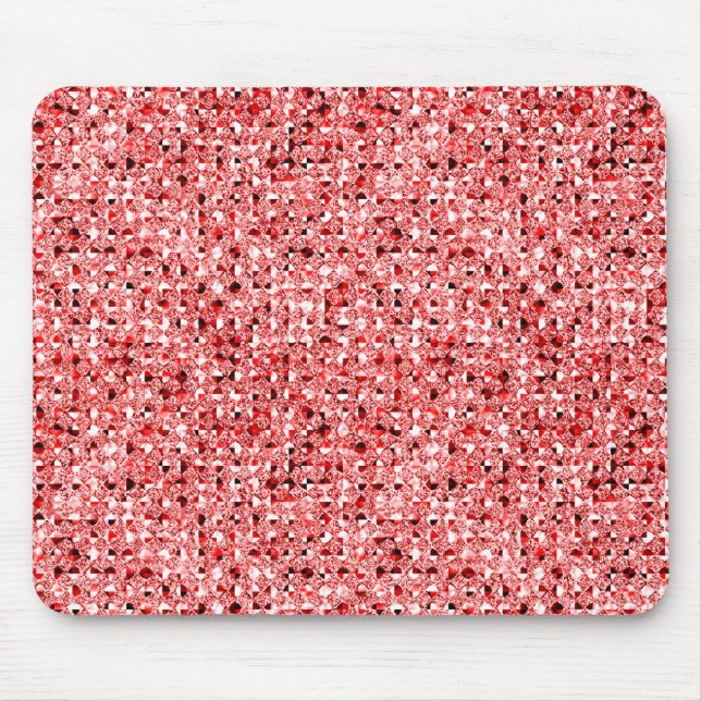 mousepad de efeito sequencial vermelho (Frente)