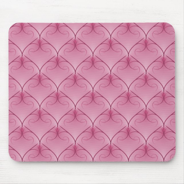Mousepad de Elegância Rosa Suave Sem Paralelos (Frente)