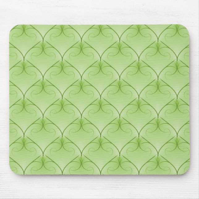 Mousepad de Elegância Verde-Oliva Sem Paralelos (Frente)