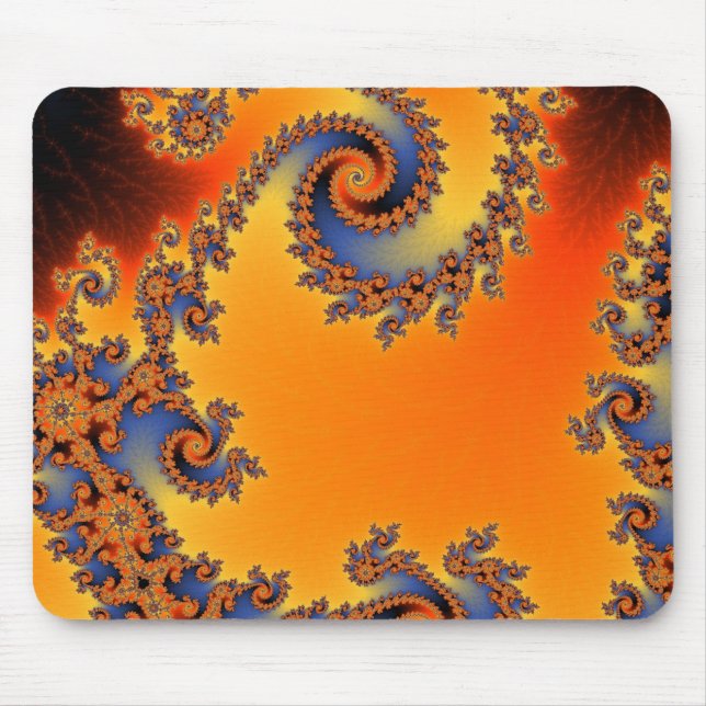 Mousepad de Espiral Dupla Temperada (Frente)