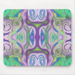 Mousepad de Fantasia Verde Roxo