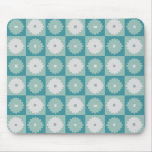 Mousepad de Flor Geométrico Moderno do meio sécu