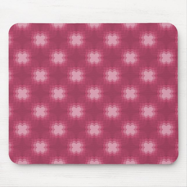 Mousepad de Flor Magenta Funky (Frente)