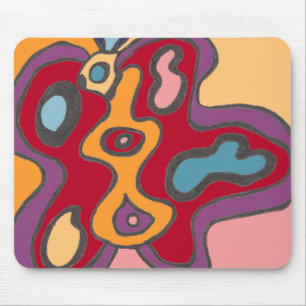 Mousepad de Flutterfly Vermelha