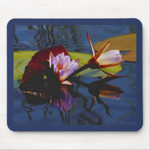 Mousepad de flutuação das belezas (lillies da
