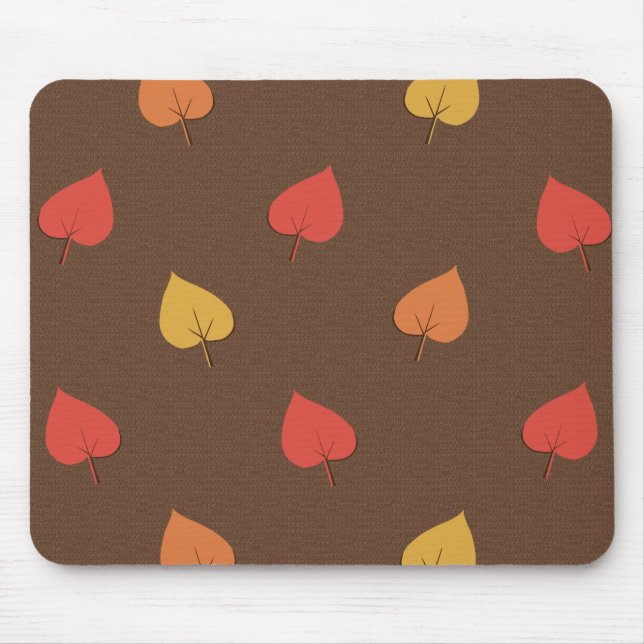 Mousepad de Folhas de Outono (Frente)