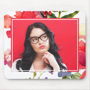 Mousepad de Foto Floral Vibrante