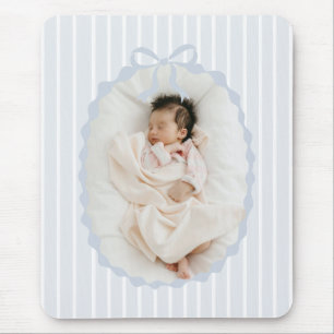 Mousepad de Foto Personalizada com Moldura de Laço