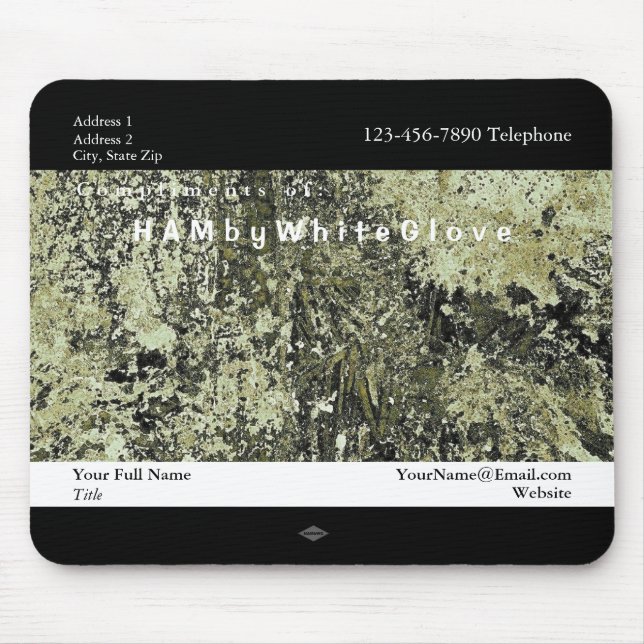 Mousepad de Foto Promocional de Flores (Frente)