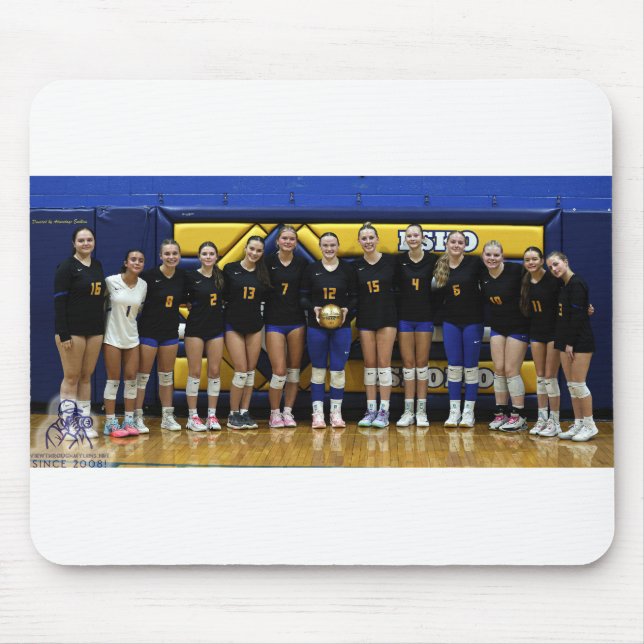 Mousepad de Fotografia da Equipe (Frente)