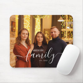 Mousepad de Fotografia da Família Personalizada