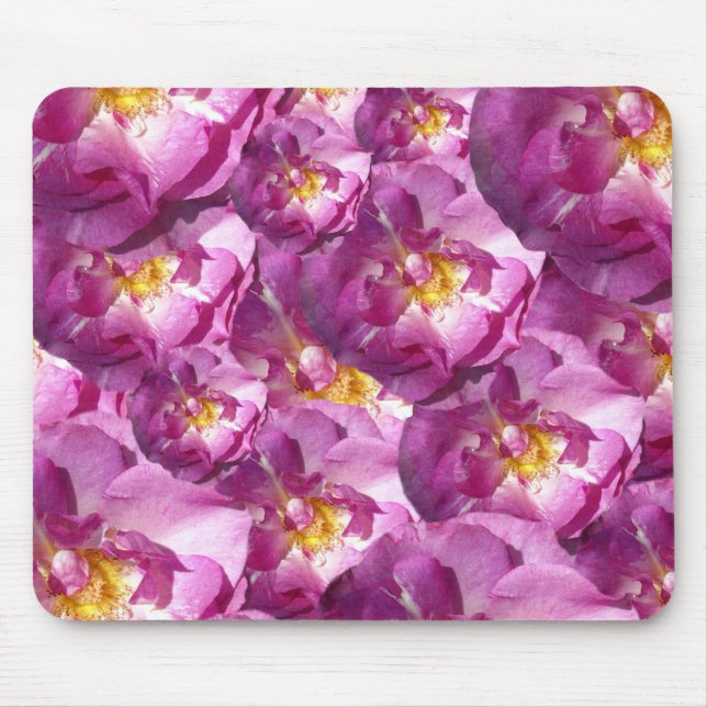 Mousepad de Fotografias de Rosas Rosa (Frente)