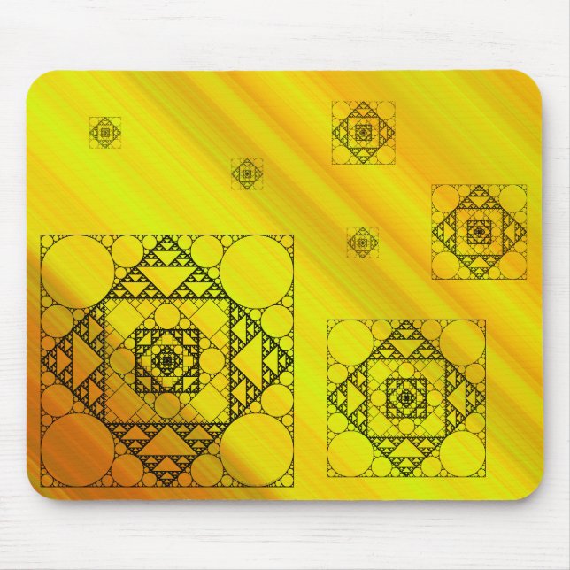 Mousepad de geometria frontal (Frente)