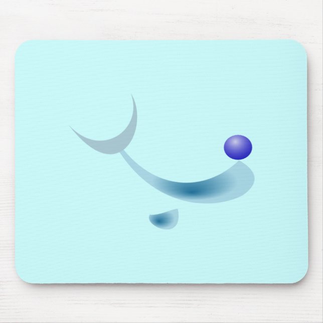 Mousepad de golfinho estilizado (Frente)