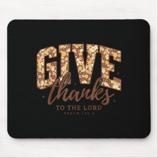 Mousepad Dê Graças Ao Senhor Versículo Bíblico Cristão Do Q