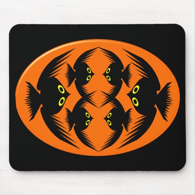 Mousepad de Halloween Crows (Frente)