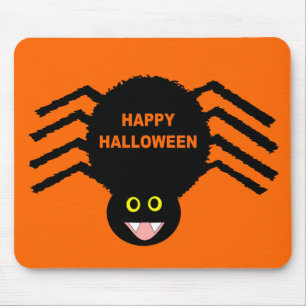 Mousepad de Halloween de Aranha Negra