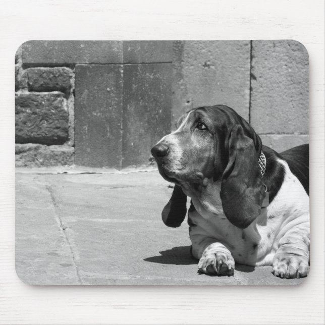 Mousepad de Hound Basset (Frente)