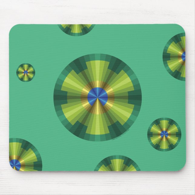 Mousepad de Ilusão de Peacock (Frente)